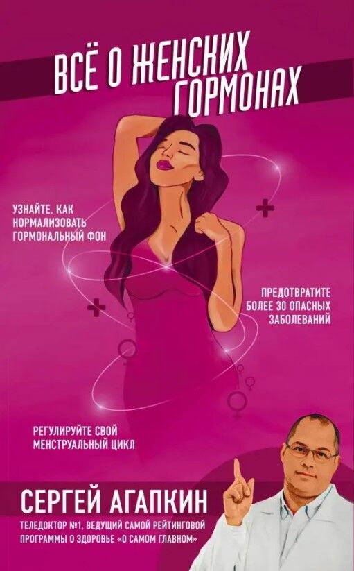 Обложка книги Всё о женских гормонах